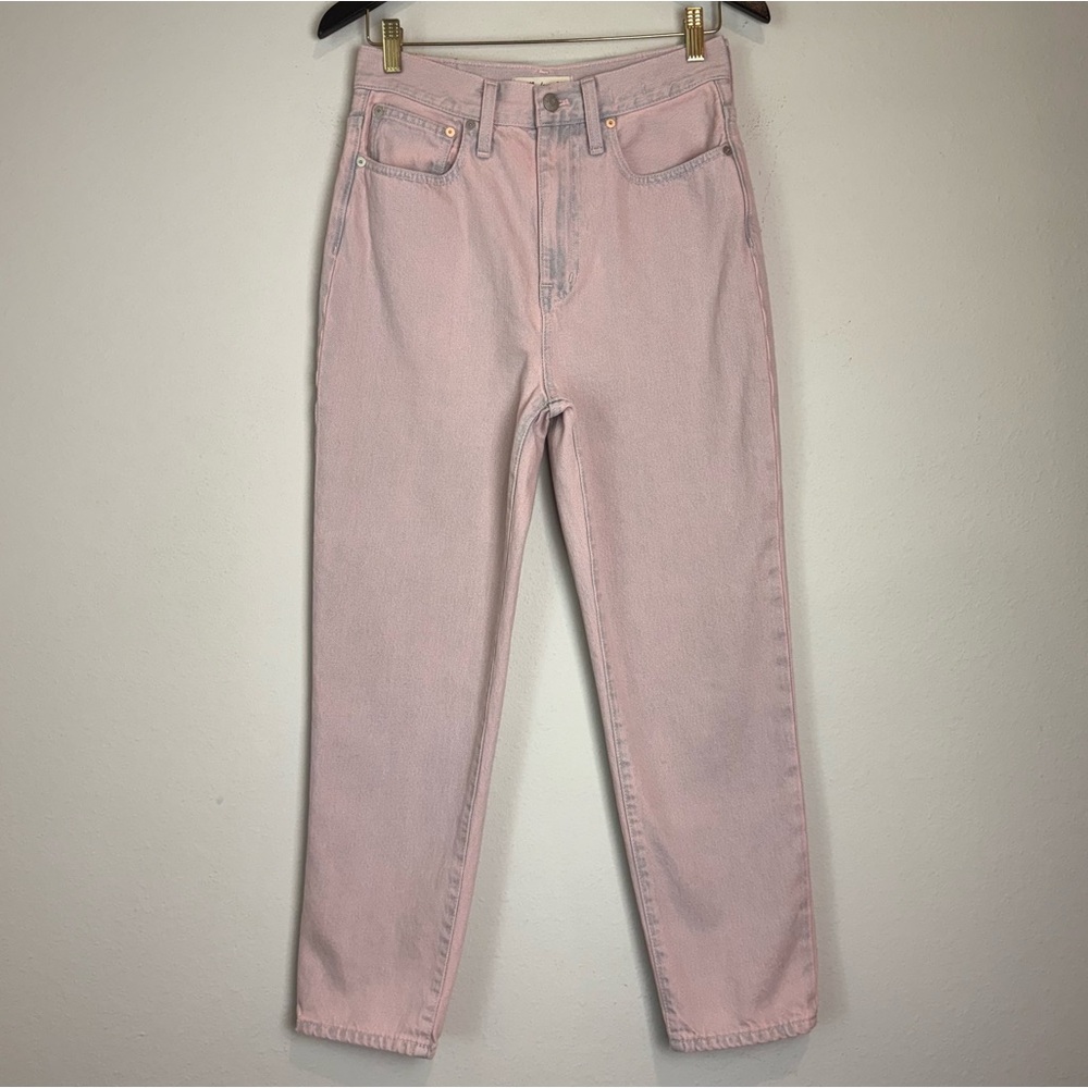 Madewell The Momjean Jeans Overdyed Edition High Rise